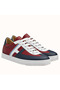 Hermes Boomerang Sneakers In Multicolore Bordeaux Leather  Replica