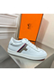 Hermes Boomerang Sneakers In Multicolore White Leather  Replica