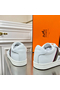 Hermes Boomerang Sneakers In Multicolore White Leather  Replica