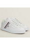 Hermes Boomerang Sneakers In Multicolore White Leather  Replica