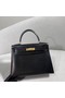 Hermes BOX Leather KL28 black  Replica