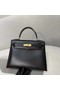 Hermes BOX Leather KL28 black  Replica