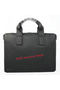 Hermes Briefcase Original Grainy Leather H8813 Black  Replica