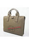 Hermes Briefcase Original Grainy Leather H8813 Grey  Replica