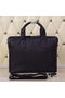 Hermes Briefcase Original Grainy Leather H8813T Black  Replica