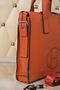 Hermes Briefcase Original Grainy Leather H8813T Orange  Replica