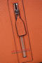 Hermes Briefcase Original Grainy Leather H8813T Orange  Replica
