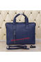 Hermes Briefcase Original Grainy Leather H8813T Royal  Replica