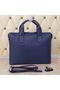 Hermes Briefcase Original Grainy Leather H8813T Royal  Replica