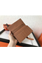 Hermes Brown Epsom Bearn Gusset Wallet  Replica
