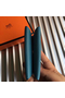 Hermes Calvi Card Holder In Blue Jean Epsom Leather  Replica