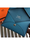 Hermes Calvi Card Holder In Blue Jean Epsom Leather  Replica