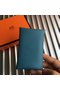 Hermes Calvi Card Holder In Blue Jean Epsom Leather  Replica
