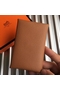 Hermes Calvi Card Holder In Gold Epsom Leather  Replica