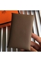 Hermes Calvi Card Holder In Taupe Epsom Leather  Replica