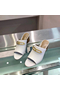 Hermes Camilla Mules 60MM In White Calfskin  Replica
