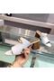 Hermes Camilla Mules 60MM In White Calfskin  Replica