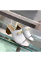 Hermes Camilla Mules 60MM In White Calfskin  Replica