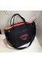 Hermes Canvas Shopping Bag H0734 black  Replica