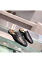 Hermes Catena Mules In Black Calfskin  Replica
