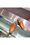 Hermes Catena Mules In Brown Calfskin  Replica