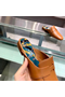 Hermes Catena Mules In Brown Calfskin  Replica