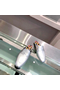 Hermes Catena Mules In Silver Metallic Calfskin  Replica