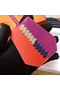 Hermes Clochette Cles Grand Tressage Charm In Orange/Purple  Replica