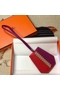 Hermes Clochette Cles Grand Tressage Charm In Red/Purple  Replica