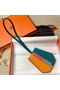 Hermes Clochette Cles Grand Tressage Charm In Yellow/Turquoise  Replica