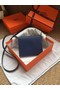Hermes Clutch Epsom calfskin H0589 Dark Blue  Replica
