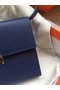 Hermes Clutch Epsom calfskin H0589 Dark Blue  Replica