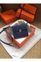 Hermes Clutch Epsom calfskin H0589 Dark Blue  Replica
