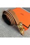 Hermes Collier de Chien belt buckle & Reversible leather strap 24 mm H0521 brown  Replica