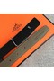 Hermes Collier de Chien belt buckle & Reversible leather strap 24 mm H0521 grey  Replica