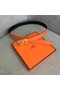 Hermes Collier de Chien belt buckle & Reversible leather strap 24 mm H0521 orange  Replica