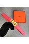 Hermes Collier de Chien belt buckle & Reversible leather strap 24 mm H0521 rose  Replica