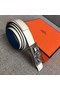 Hermes Collier de Chien belt buckle & Reversible leather strap 24 mm H0521 white  Replica