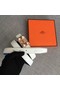 Hermes Collier de Chien belt buckle & Reversible leather strap 24 mm H0521 white  Replica