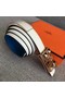 Hermes Collier de Chien belt buckle & Reversible leather strap 24 mm H0521 white  Replica