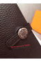 Hermes Compact Passport Holder Original Leather Black  Replica