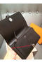 Hermes Compact Passport Holder Original Leather Black  Replica