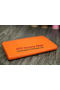 Hermes Compact Passport Holder Original Leather Wallet Orange  Replica