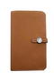 Hermes Compact Passport Holder Original Leather Wallet Wheat  Replica