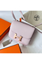Hermes Constance 1-18 Mirror Bag In Mauve Pale Chevre Mysore Leather  Replica