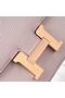 Hermes Constance 1-18 Mirror Bag In Mauve Pale Chevre Mysore Leather  Replica