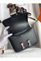 Hermes Constance 18 Handmade Bag In Black Swift Calfskin  Replica
