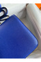 Hermes Constance 18 Handmade Bag In Blue Electric Chevre Mysore Leather  Replica