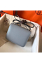 Hermes Constance 18 Handmade Bag In Blue Lin Epsom Leather  Replica