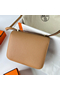Hermes Constance 18 Handmade Bag In Chai Epsom Calfskin  Replica